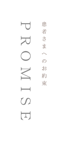 PROMISE 患者さまへのお約束